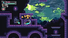 Flip Witch Pixel Hentai Game Ep 14 Hot Monster Girl Femdom Draining His Balls