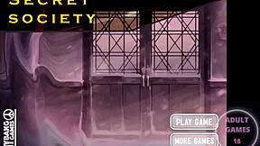 in the secret society, characters explore hidden worlds