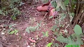 In bed, the fat ebony BBW tempts with her hot pussy, but the big black cock calls