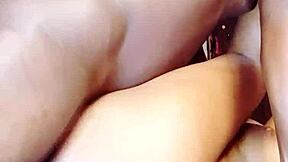 Young African Girl Gets Fucked By Big Cock House Boy Rubbing Clit.