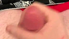 A Quick, Suggestive Jack Off Session Leading To Cumshot Before Bed