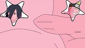 naruto and sasuke dive into steamy gay action