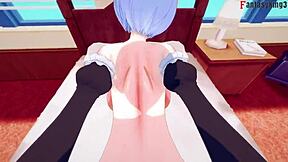 rem from re zero fucks naked with big boobs maid
