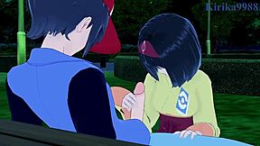 Iris and erika intense sex - pok�mon hentai