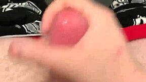 A Quick, Suggestive Jack Off Session Leading To Cumshot Before Bed
