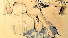 vintage erotic drawings spark old-school charm