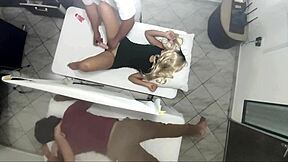 Real Video: Masseur Has Sex With Woman Next To Husband