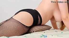 Hey, watch this hot girl hump a pillow hard!