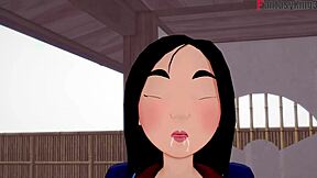 Fa Mulan Engages in Sex in 3D Cartoon