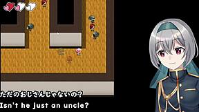 Crossdressing girl Akari in magic game hentai