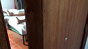 Stepmother Voyeurs Stepson Masturbating In Bedroom, Taboo Contrast