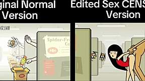 side of the difference of rhythm heaven fever original normal version vs sex censored version