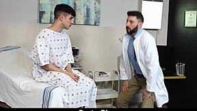 Twink feels ready after doctor's blowjob!