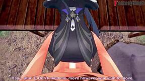 Clorinde Gives Wild Blowjob in Genshin Impact Fantasy 3D