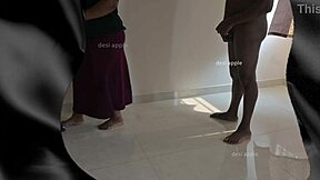 tamil maid sreelatha cleans when wife away