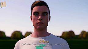 In Being a DIK route 152, brunette says, 'Explore this hentai anime.' Group scenes in the game.