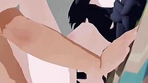 Intriguing 3D Cartoon Anime Hentai Featuring Kazusa Beast