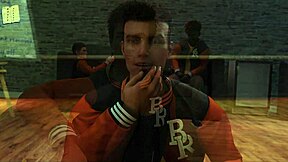 In Being a DIK route 152, brunette says, 'Explore this hentai anime.' Group scenes in the game.