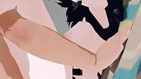 Intriguing 3D Cartoon Anime Hentai Featuring Kazusa Beast