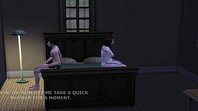 Stepmom and son are alone for tonight 3d hentai