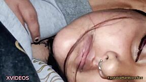 watching porn tiktoks with my best friend, i got horny seeing her huge tits in fantasy hardcore.