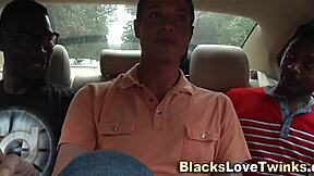 Gay black guy jizzing on monster cock