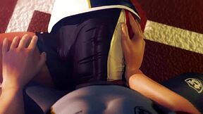 Rena Senpai's Baton In Suggestive 3D Anime Hentai POV