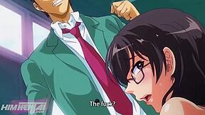 wild orgy with classmate in anime hentai style