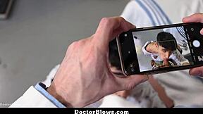 Twink feels ready after doctor's blowjob!