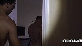 Fridge Raiders Roommates Feel Wild In Bareback Gay Gangbang Orgy