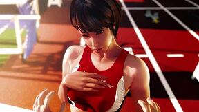 Rena Senpai's Baton In Suggestive 3D Anime Hentai POV