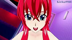 rias gremory and xenovia quarta have intense sex