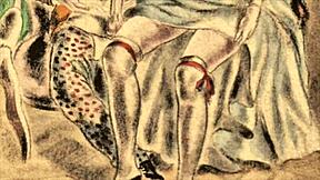 Hey, have you seen this vintage erotic illustration from way back? So cool!