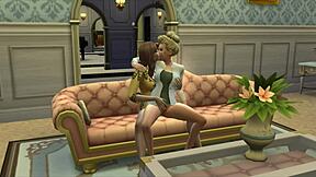 Judith ward enjoys sexy woman in 3d cartoon anime game