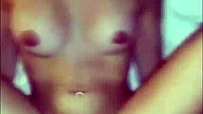 Skinny teen moans in pleasure while being fucked
