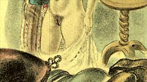 Hey, have you seen this vintage erotic illustration from way back? So cool!