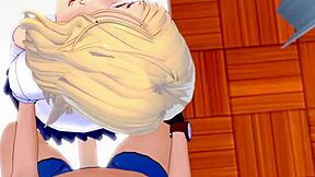 Gwen Stacy Gives Footjob In Uniform