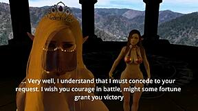 Fallen Princess Gets Banged in Doggystyle by Monster Cock with Big Tits.