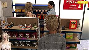 rosewater manor 53 features curvy mature teen in cute outfit playing game