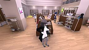 Watch Celeca expose herself in a naked coat outdoors!