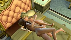 Judith ward enjoys sexy woman in 3d cartoon anime game