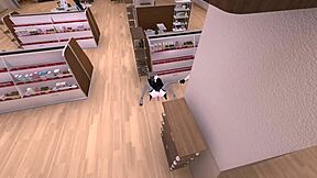 Watch Celeca expose herself in a naked coat outdoors!