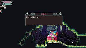 משחק הנטאי פיקסל Flip Witch פרק 2: בחורה מפלצת לוקחת צעצוע מין ענק בפעולה פרועה. תראה אותה מתכופפת לעוד!