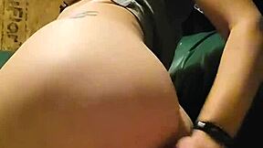 fucking my ass with pink dildo