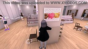 Watch Celeca expose herself in a naked coat outdoors!