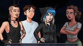 summertime saga episode 67 with cartoon characters