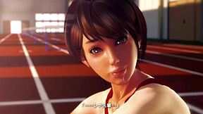 Rena Senpai's Baton In Suggestive 3D Anime Hentai POV