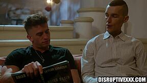 intense gay deepthroat and bareback fucking.