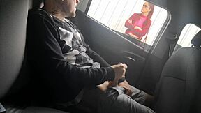 Risky Public Masturbation On Street For 18-19 Yo Student Who Liked My Dick