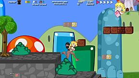 Peach’s untold tale, big tits princess in hentai world 1-1-2